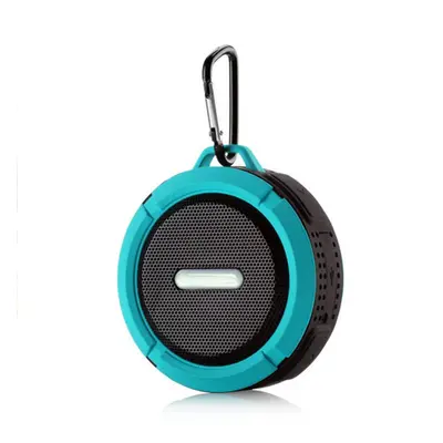 (Blue) Outdoor Waterproof BT Speaker, Wireless Portable Speaker with Enhanced 3D Stereo Bass Sou