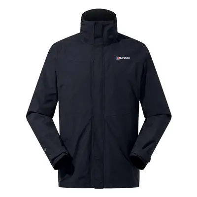 Berghaus Men's Hillwalker 3-in-1 Gore-Tex Waterproof Jacket, Durable, Breathable Rain Coat, Blac