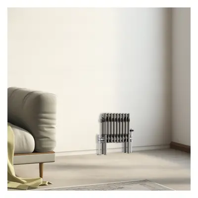 (300x425mm - Column) Traditional Cast Iron Style Radiator Raw Metal Central Heating Column