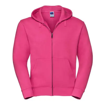 (XL, Fuchsia) Russell Mens Authentic Hooded Sweatshirt