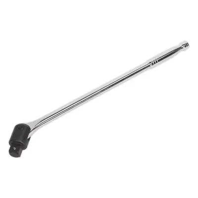 600mm Breaker Pull Bar - 1" Sq Drive Knuckle - Spring Loaded Socket Retention