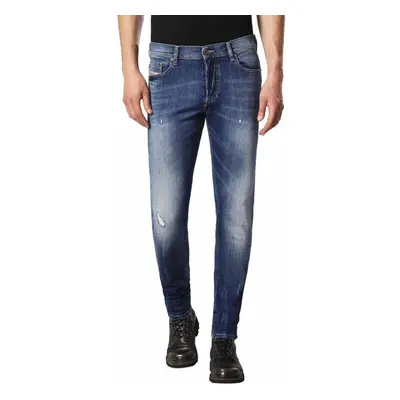 (W29 L34) DIESEL TEPPHAR 084GG Mens Denim Jeans Distressed Stretch Slim Fit Carrot Leg NEW