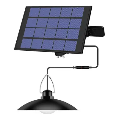 (WARM White) LED Solar Panel Light Powered Pendant Hanging Indoor Lamp Waterproof For Camping Ga