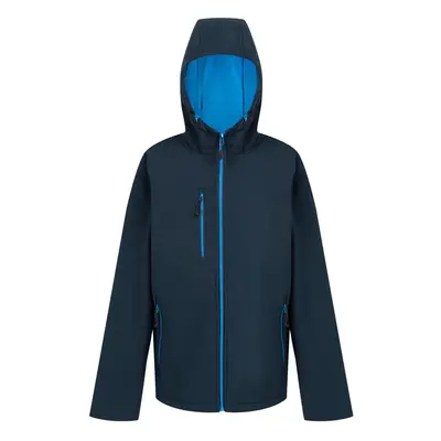 (S, Navy/French Blue) Regatta Mens Navigate Layer Soft Shell Jacket