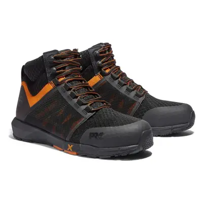 (12 UK, Black/Orange) Timberland Pro Mens Radius Non Marking Ankle Boots