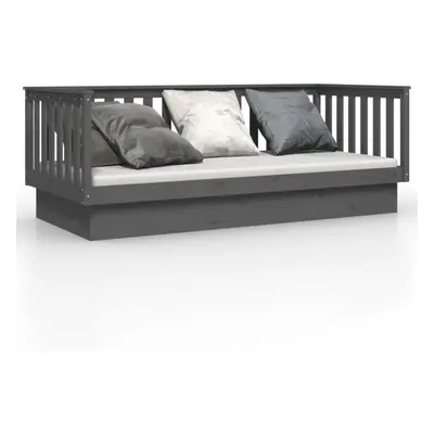 (Grey, x cm) vidaXL Solid Wood Pine Day Bed Wooden Sofa Occasional Bed Multi Colours/Sizes