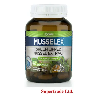 12 X Optima Musselex Green Lipped Mussel Extract 500mg - Tablets