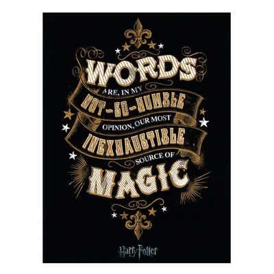 Harry Potter Words Canvas Print