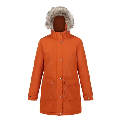 (14 UK, Burnt Copper) Regatta Womens/Ladies Voltera Heated Waterproof Jacket