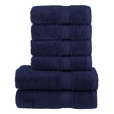 (navy blue) vidaXL Premium Towel Set Piece Absorbent Shower Towel Bath Towels gsm