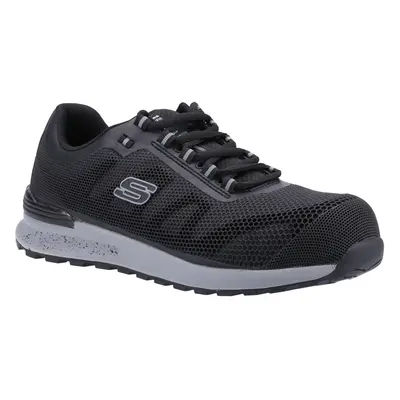 (7 UK, Black) Skechers Mens Bulklin Bragoo Safety Trainers