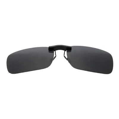 (Dark Green) Sunglasses Polarized Clip On Driving Day Vision UV400 Lens Night Vision