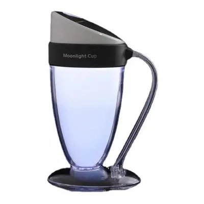 (Black) Portable USB Mini Moonlight Cup Humidifier Air Light Face Diffuser Fresher Mist Maker