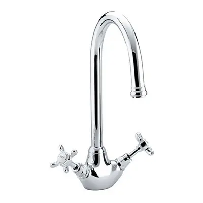 Bristan N SNK EF C Easyfit Kitchen Sink Mixer Tap with Swivel Spout, Chrome