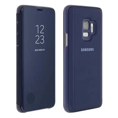 Official Samsung Clear View Standing Cover for Samsung Galaxy S9 - Blue