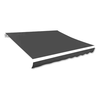 vidaXL Awning Top Sunshade Canvas Anthracite 600x300 cm Replacement Canvas Top