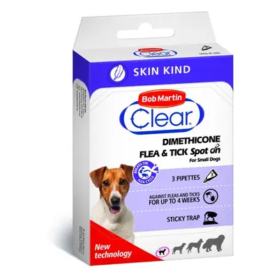 Bob Martin Clear Skin Kind Spot On Small Dog Treatment (Pack of 6)