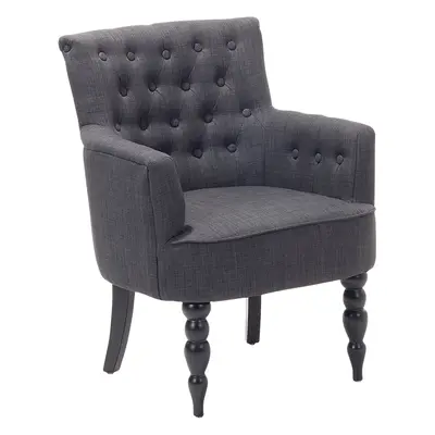 Armchair ALESUND Fabric Dark Grey