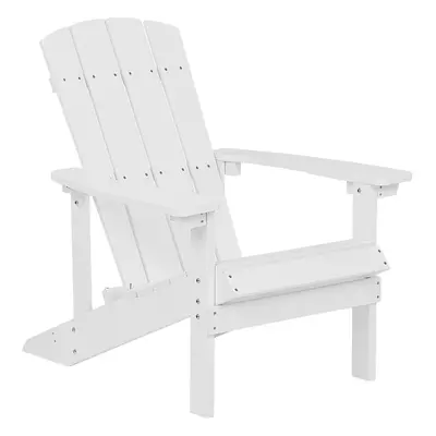 Garden Chair ADIRONDACK White