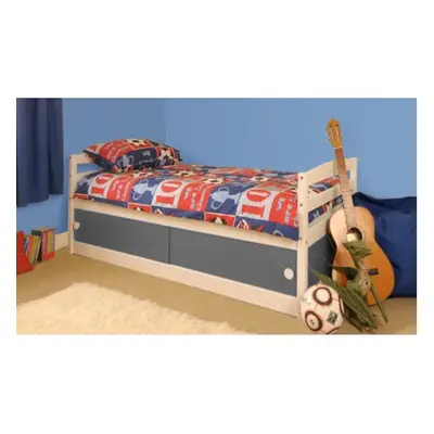 (With Lucy Mattress) 3ft Kids Storage Bed in Grey