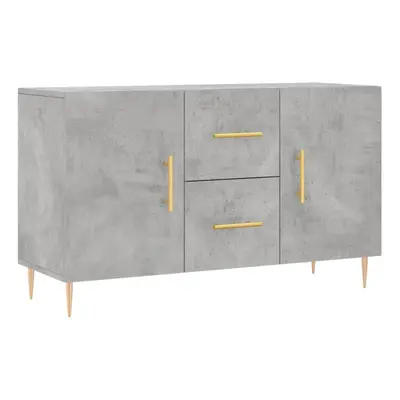 (concrete grey) vidaXL Sideboard Storage Side Cabinet Cupboard Concrete Grey Engineered Wood