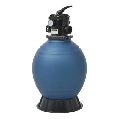 vidaXL Pool Sand Filter with Position Valve Blue 460mm Spa Hot Tub Cleaning