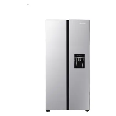 Fridgemaster American Fridge Freezer - Silver - E Rated