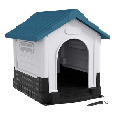 PawHut Dog Kennel for Outside, for and Dogs, x x 99cm, Blue