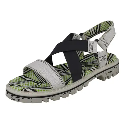 (White, UK 6) Ladies Caterpillar Open Toe Casual Sandals Ismay