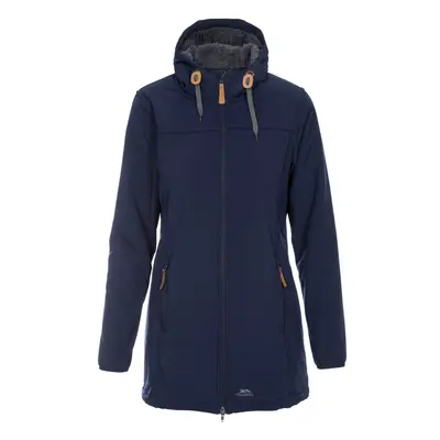 (XS, Navy) Trespass Womens/Ladies Kristen Longer Length Hooded Waterproof Jacket