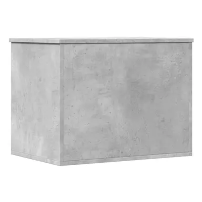 vidaXL Storage Box Blanket Box Storage Chest Box Concrete Grey Engineered Wood