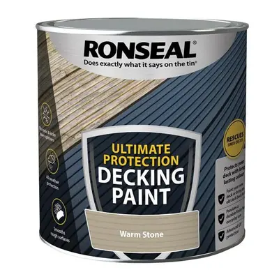 Ronseal Ultimate Protection Decking Paint Warm Stone 2.5 litre