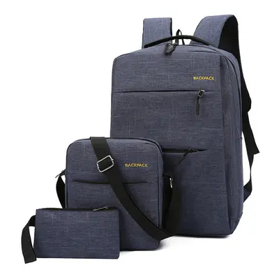 (Dark Blue) in Laptop Bag for 15.6 Inch with USB Charging Computer Backpack Casual Travel Busine