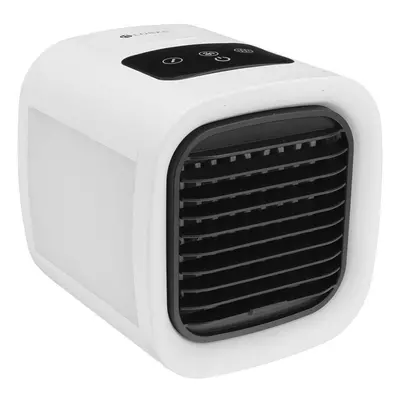 Air Conditioner Desktop Air Cooler Electric Fan Gear Wind Speeds with Colorful Light Low Noise f