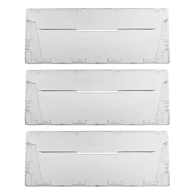 Plastic Drawer Flap Front Handle for INDESIT Fridge Freezer (Pack of 3)