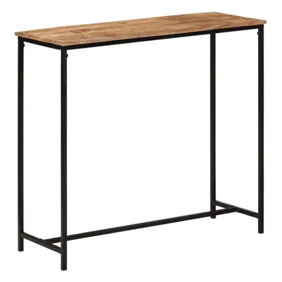 vidaXL Console Table Hallway Side Table End Table Solid Wood Mango and Iron