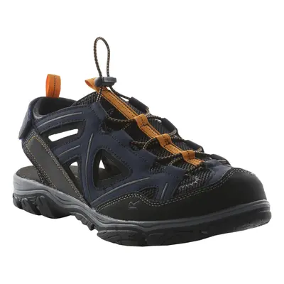 (8 UK, Denim/Flame Orange) Regatta Mens Westshore III Walking Shoes