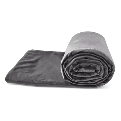 (Dark Grey Cover, 120x180cM) 6.8kg/9kg Weighted Cotton Blanket For Adult, Full and Queen Size Co