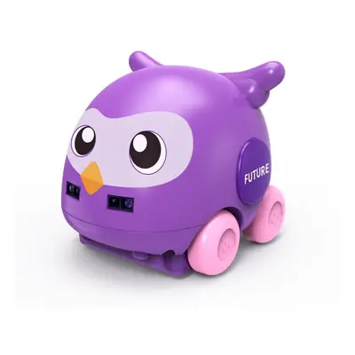 (Purple) Cartoon Animal Car Hand Control Induction Following RC for Babies