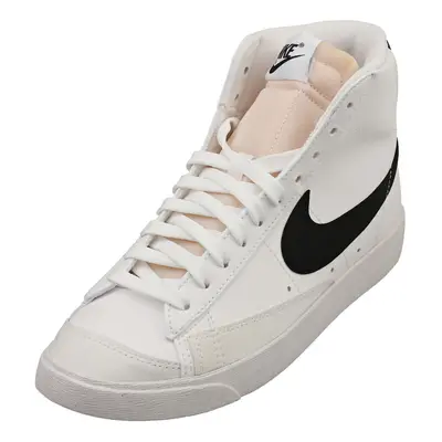 (5) Nike Blazer Mid Next Nature Womens Fashion Trainers in White Black