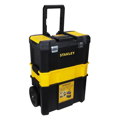 STANLEY Essential Rolling Workshop Toolbox, Tier Stackable Units, STST1-80151