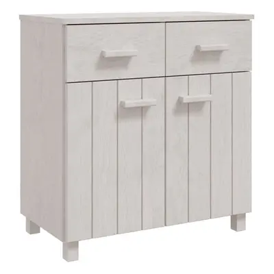 (white) vidaXL Solid Wood Pine Sideboard Wooden Side Cabinet Furniture Multi Colours