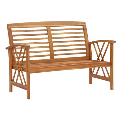 vidaXL Solid Acacia Wood Garden Bench cm Outdoor Seating Furniture Chair