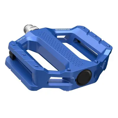 (Pair, Blue) Shimano Pedals PD-EF202 MTB Flat Pedals