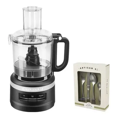 KitchenAid 5KFP0719BBM 1.7 Litre Food Processor With Accessories - Matte Black