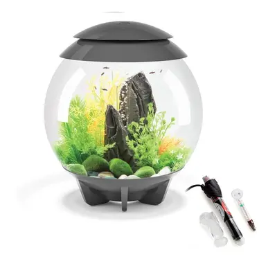 biOrb Halo 30L Aquarium in Grey with MCR LED Lighting and Heater Pack