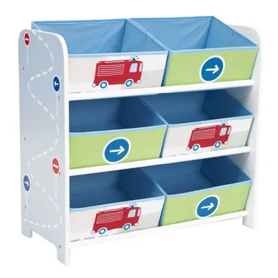 Worlds Apart Storage Rack Trucks and Tractors 60x30x63 cm WORL230008