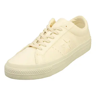 (7.5) Converse One Star Pro Ox Unisex Casual Trainers in Cream