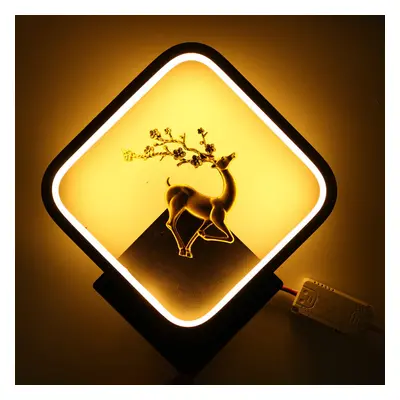 85-265V Modern Minimalist LED Wall Light Deer Pattern Living Room Bedroom Bedside Wall Lamp