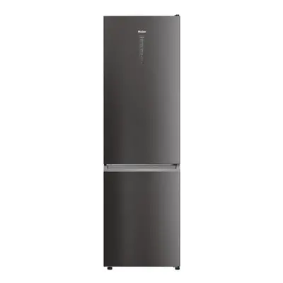 Haier 60/40 Frost Free Fridge Freezer - Premium Inox - D Rated